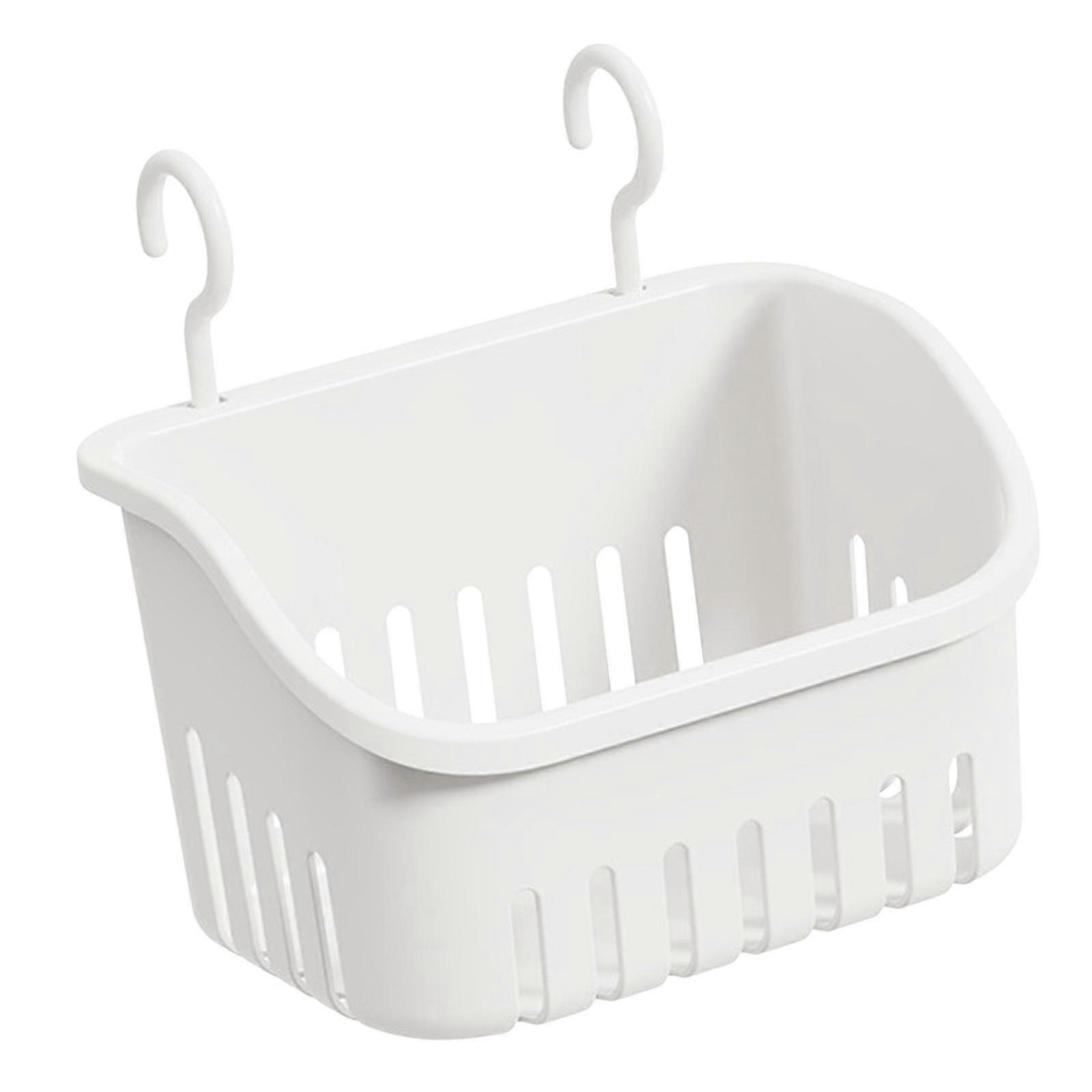 Hanging Basket Bin Versatile Wall Mounted Double Hook Decor Durable