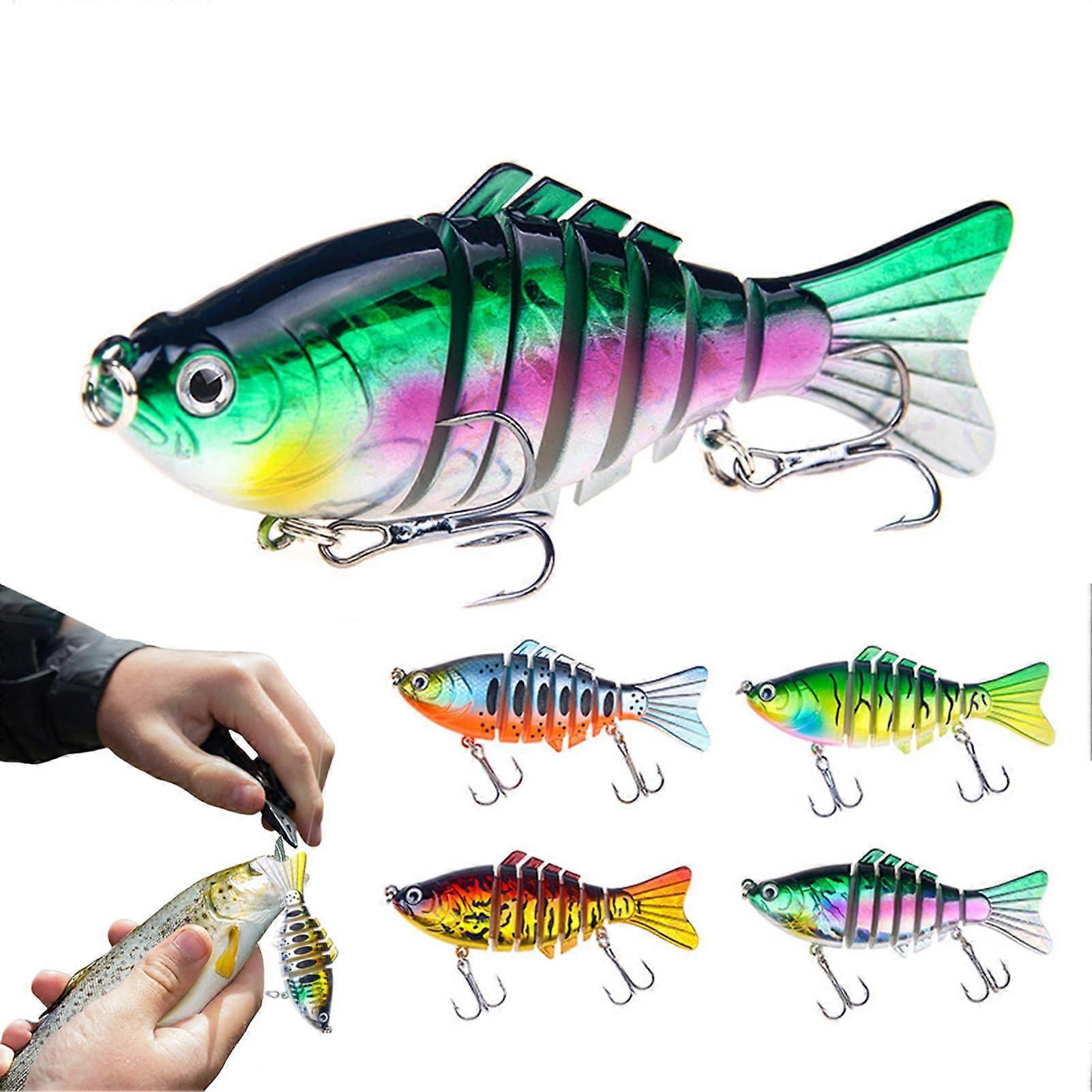 Angelkoeder Lake Angling Lure Realistic 3D Multifunctional Lure For Trout And Catfish With Lively Swimming Action