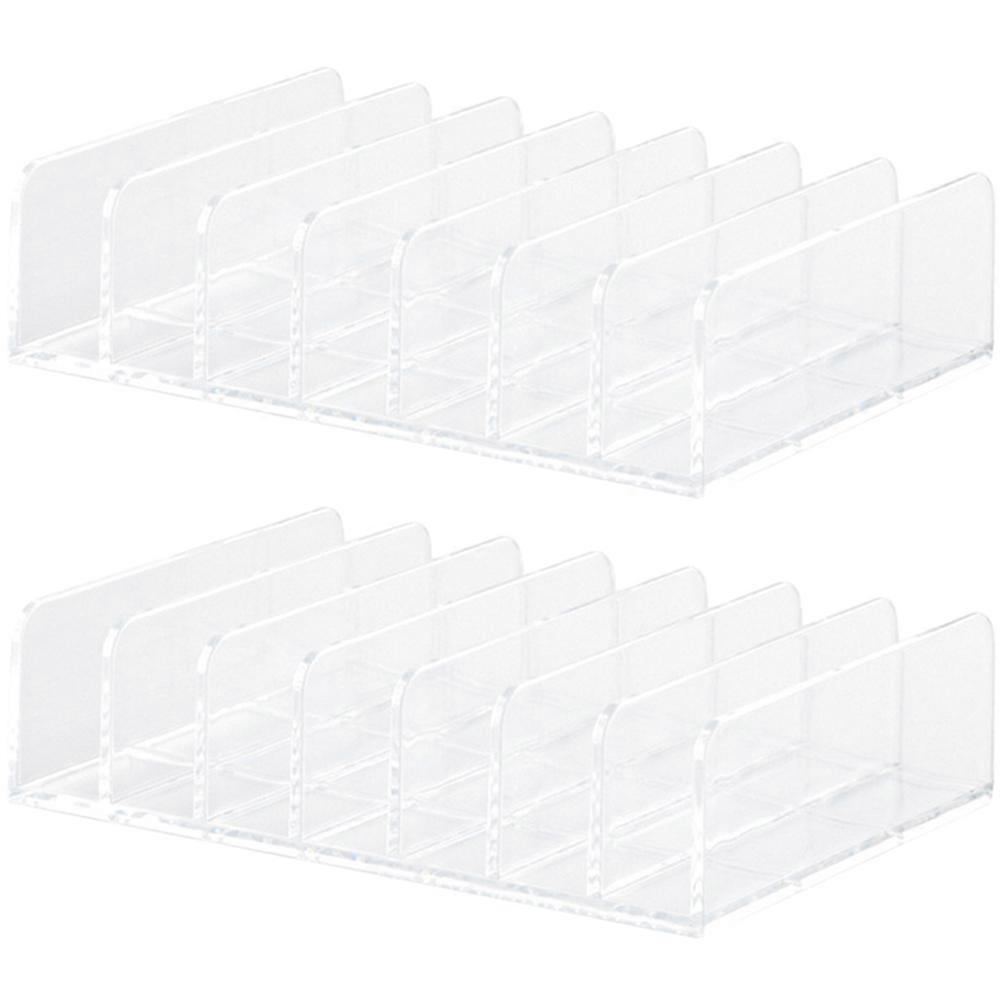 Eyeshadow Box Palette Holder Cosmetics Organizer Dressing Table Organization Storage 2Pcs
