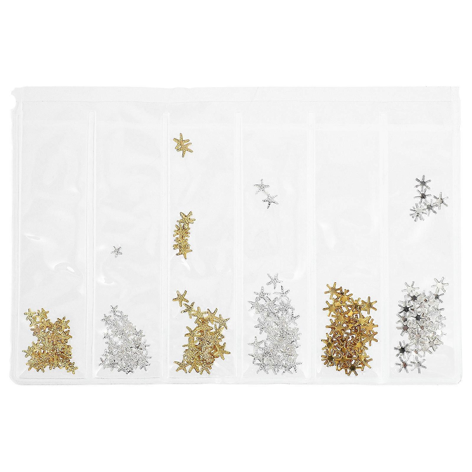 DIY Resin Filler Charms Made of Durable Alloy Multi Color 6 Cells Lightweight for Epoxy Craft