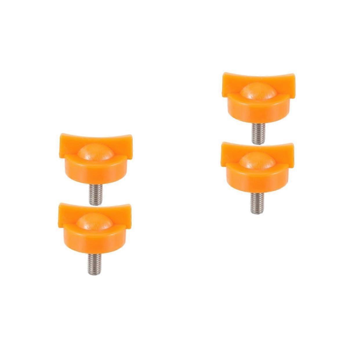 2 Sets of Mounting Screws for Orange Juicers and Citrus Presses, Hand and Electric Models, Plastic, 2-Pack
