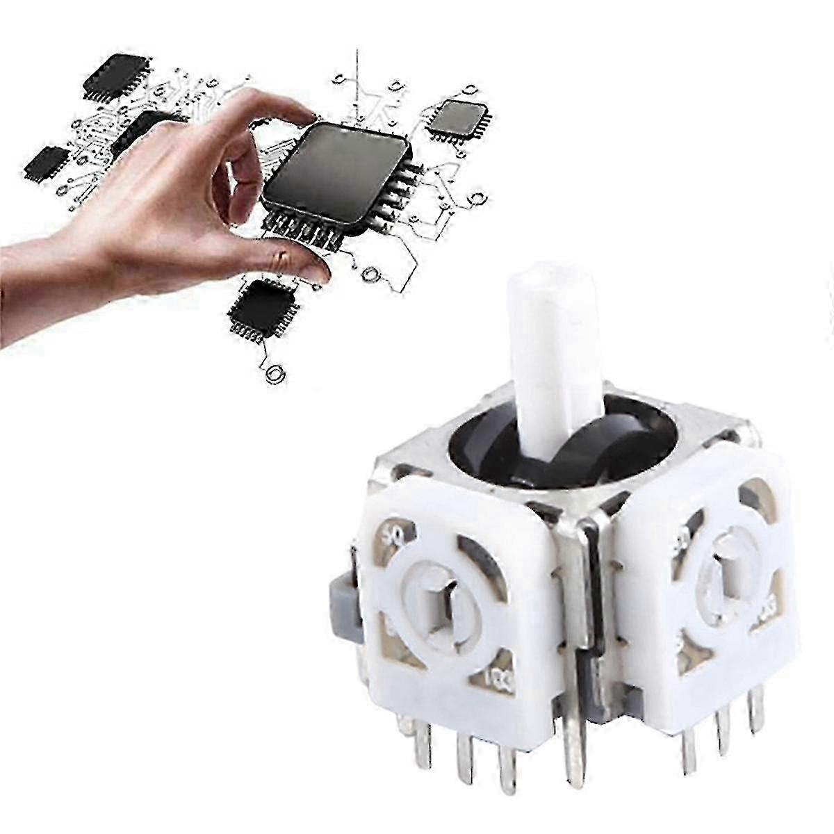 10PCS 3D Analog Joystick Sensor Modul For Switch Pro Controller Reparasjon - Erstatning Potensiometer Deler