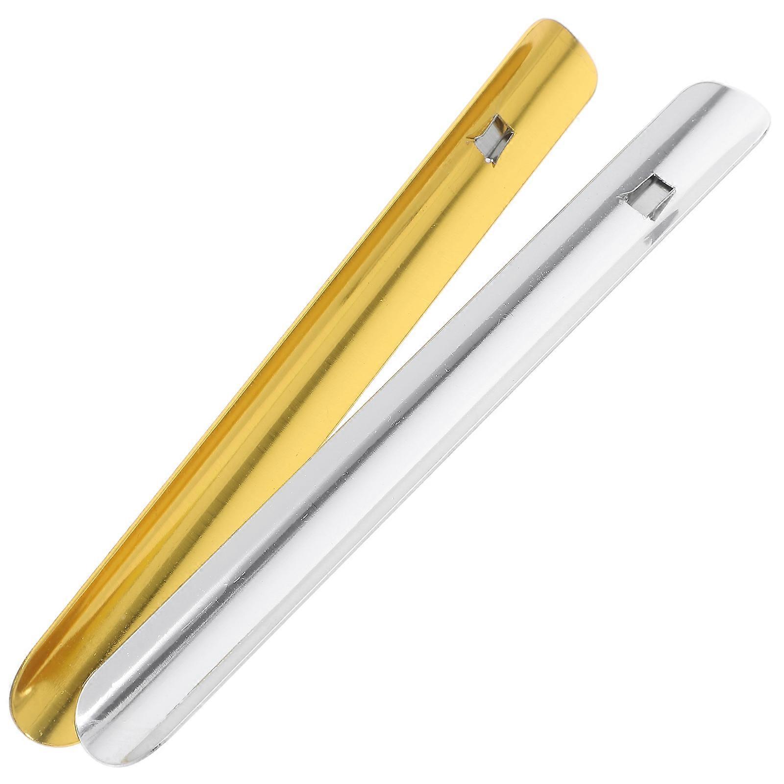 Stainless Steel Table Crumb Ergonomic Shape For Office And Restaurant Tables 2Pcs