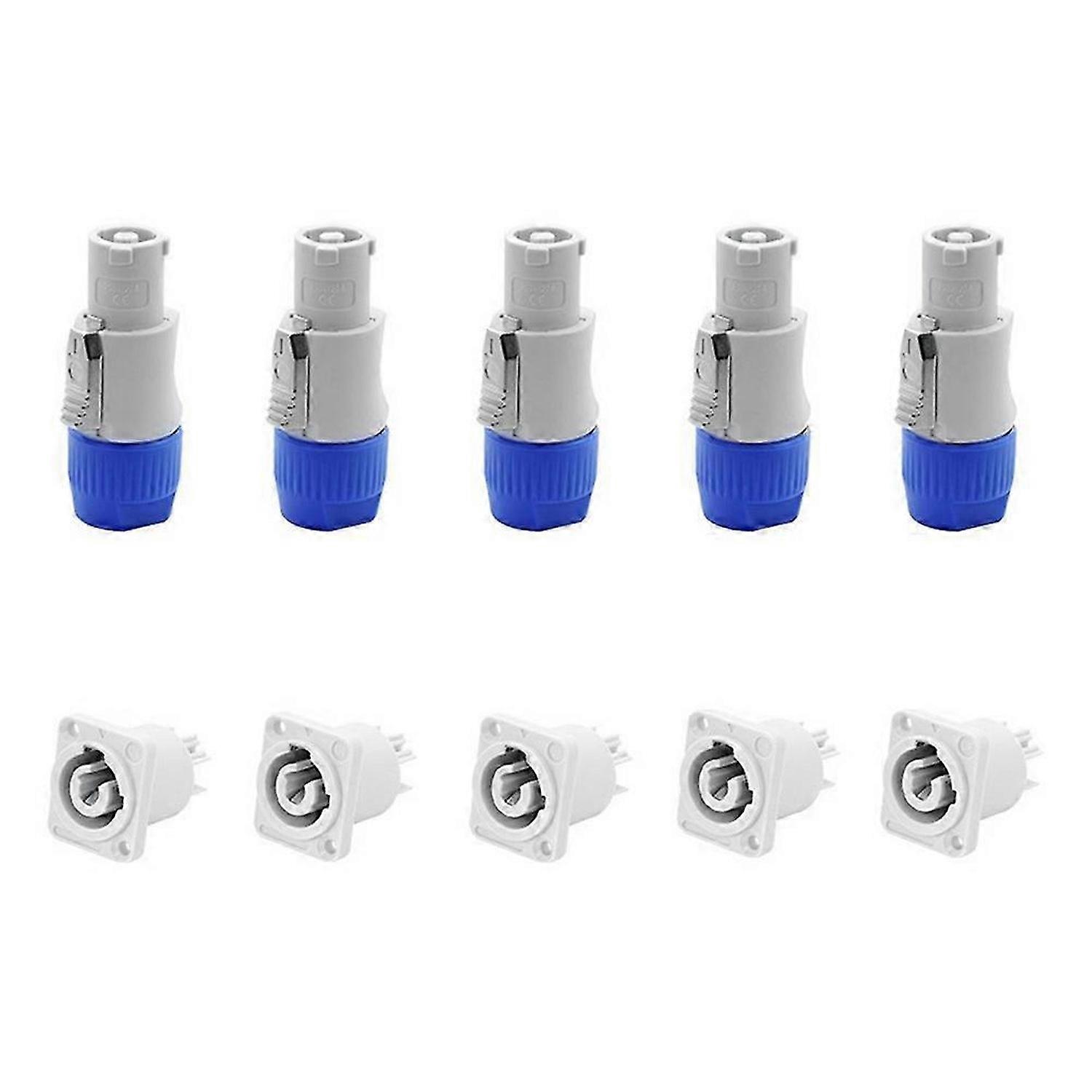 3 PIN AC Powercon Connector Male Plug AC Power Plug 20A/250V for Stage Light LED Screen