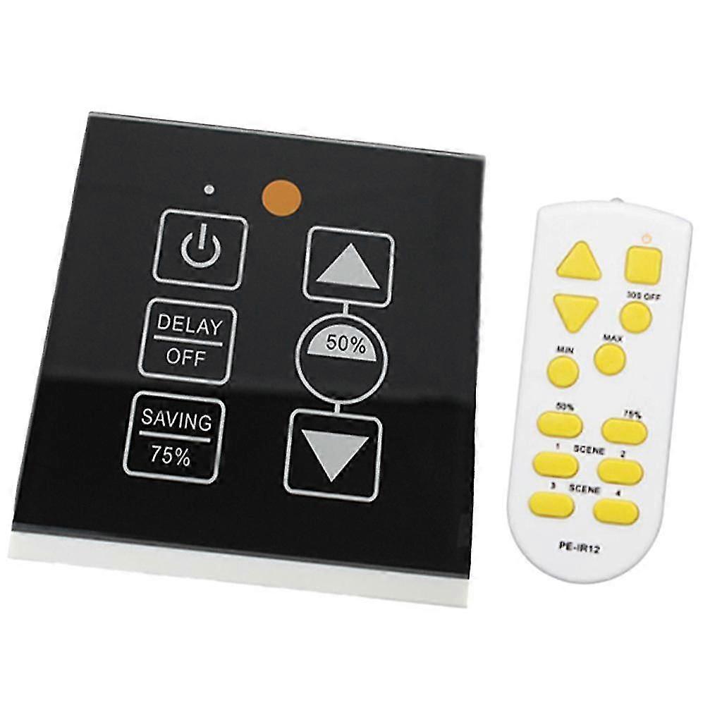 500 W Contrôle sans fil LED Touch Switch Panel Stepless Controller Led Dimmer