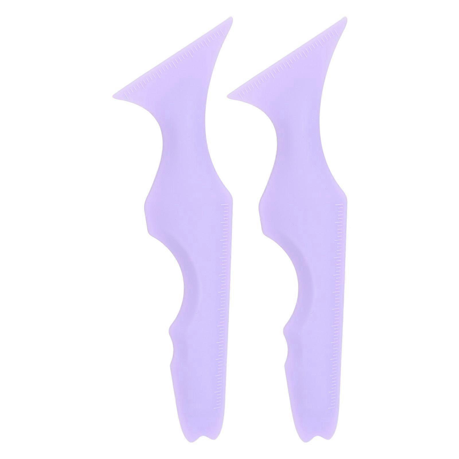 2025 Latest Model 2pcs Eyeliner Stencils Pointed Tip Reusable Waterproof Silic...