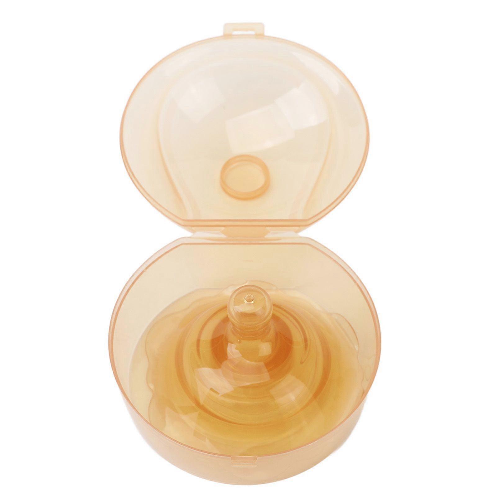 2025 Latest Model Silicone Nipple Shields Double Layers Prevent Biting Breastf...
