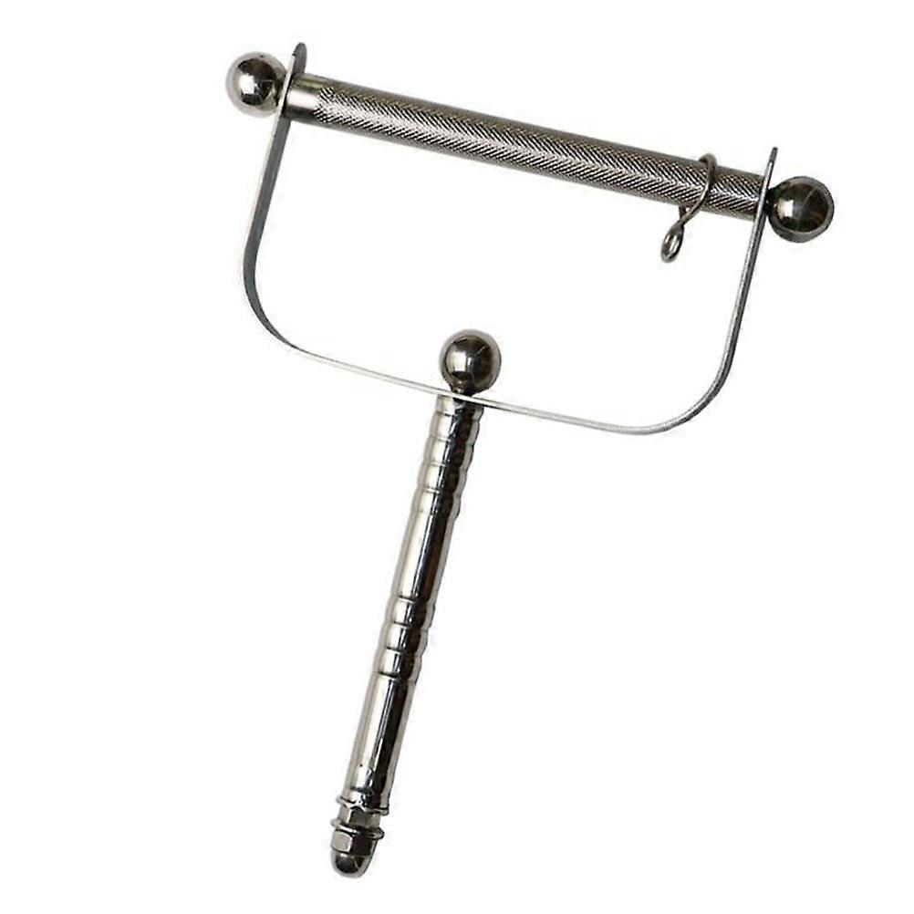 Parrot Standing Pole Bird Training Rack Portable Practical Parakeets Silver 30.00X25.00X1.50cm 1Pack