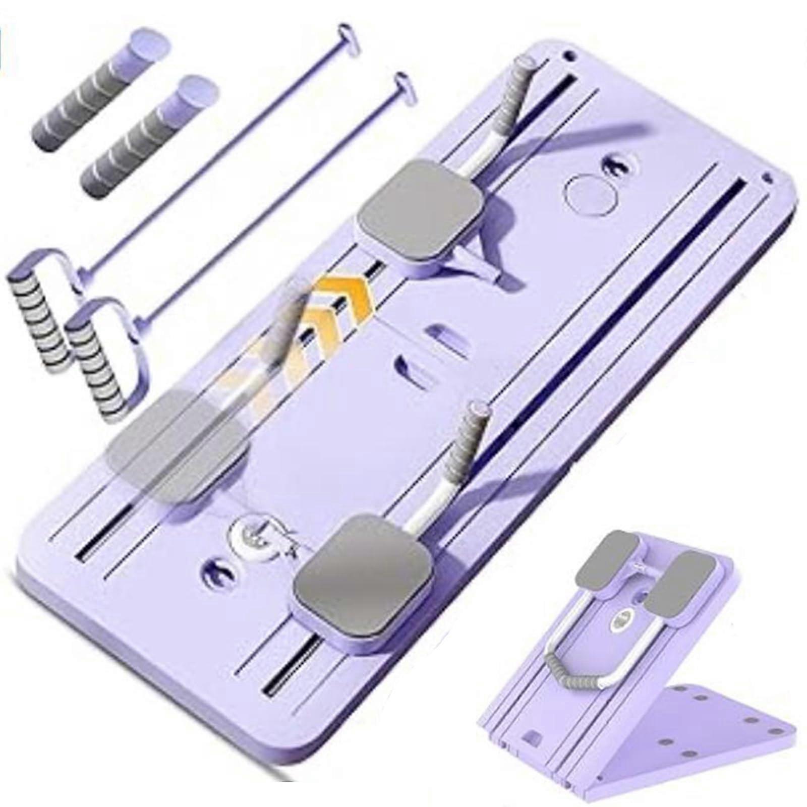 Pilates Reformer Board Foldable for Home Use, Automatic Rebound Ab Roller, Reformer Compatible, Full Body Workout