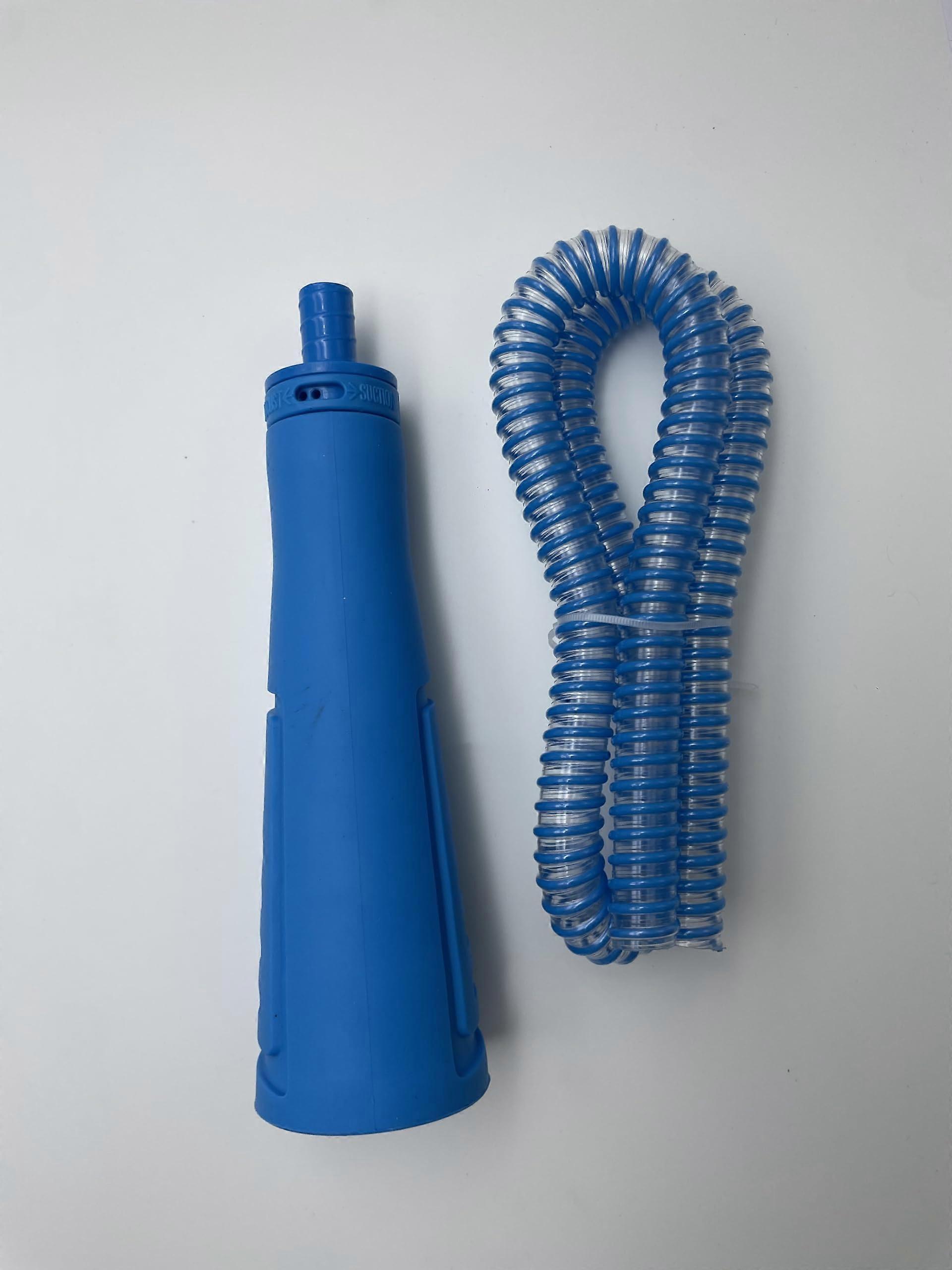 Dryer Vent Cleaner Attachment for Vacuum, Flexible Blue Plastic Tool for Removing Lint in Hard-to-Reach Areas