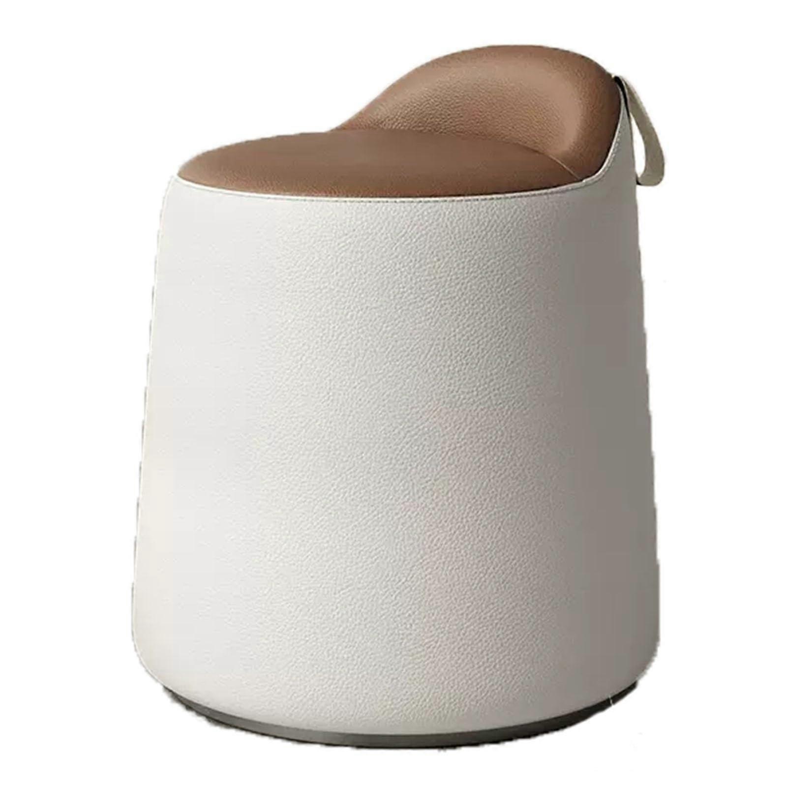 Modern Swivel Chair with Versatile Additional Seating for Living Room, Entryway, and Bedroom in Orange Upholstery