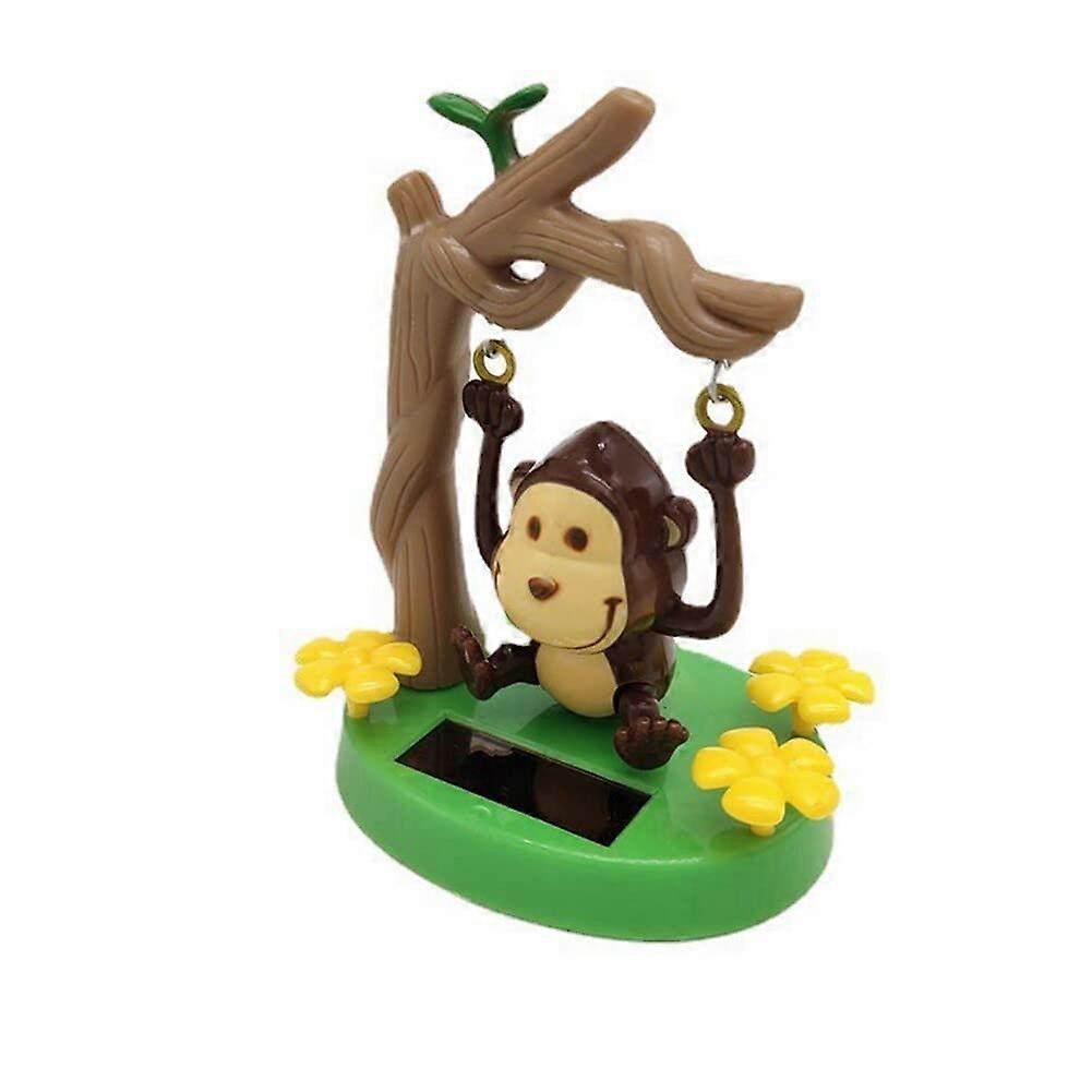 Solar Bobble Figure Monkey Dancing Toy Shaking Monkey Cute Decor