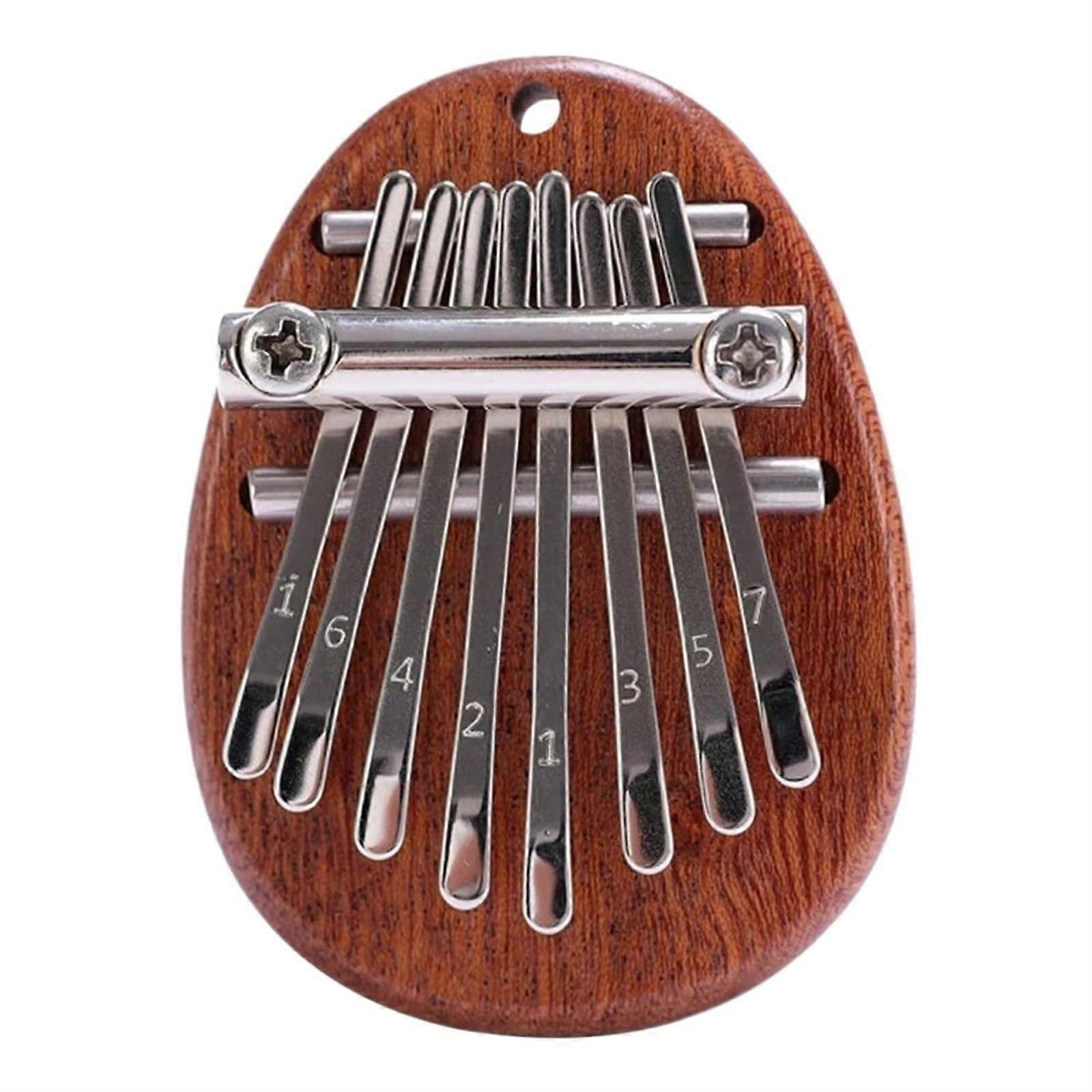 Kalimba 17 Key 8 Key Wooden Thumb Piano Mini Kalimba With Hanging String Portable Finger Thumb Piano (A)