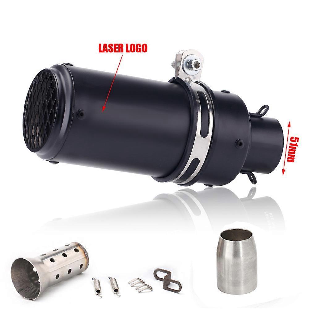 Carbon Fiber Universal Exhaust Muffler, 51mm 60mm, with DB Killer, for z900 R3 R25 MT07 MT09 R1~01116