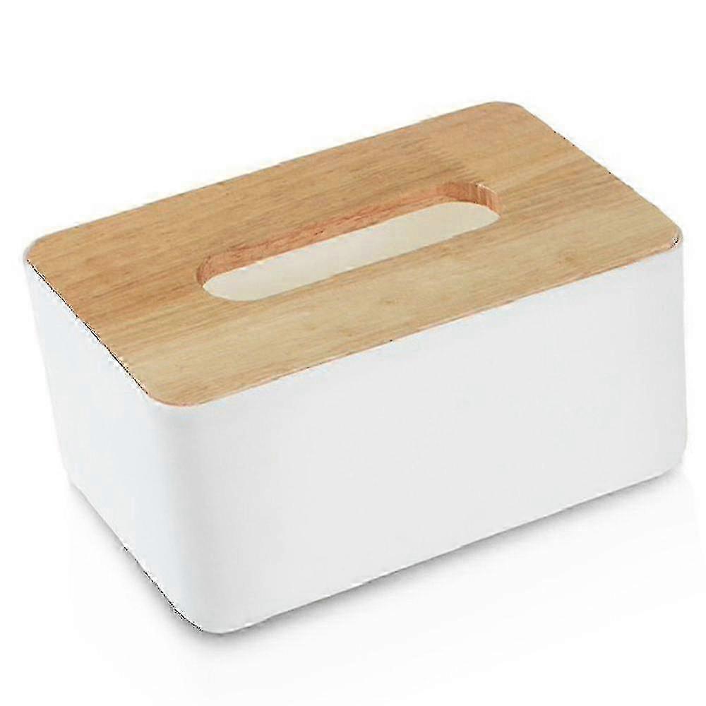 Tissue Box Cover, Removable Rectangular Holder for Bathroom & Bedroom