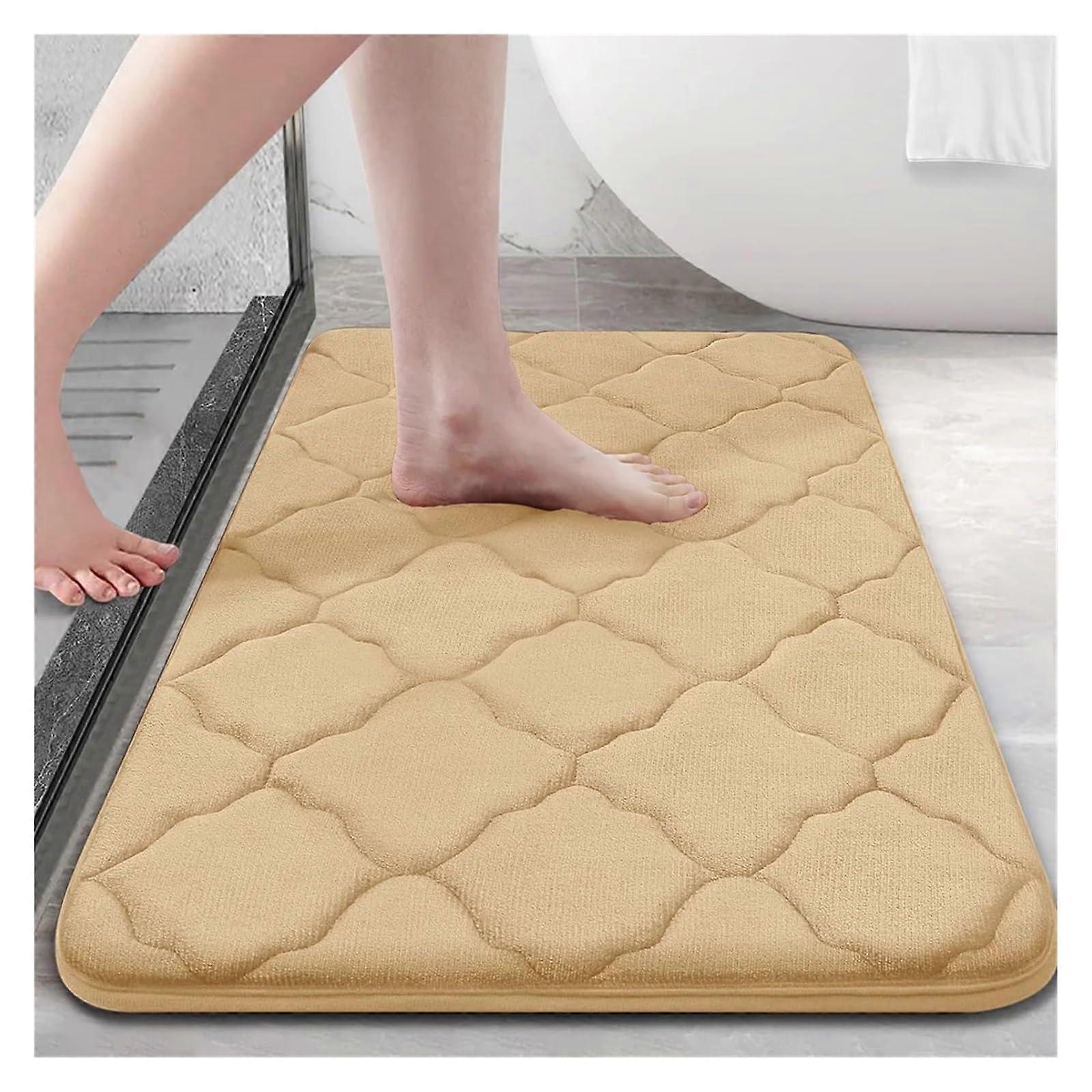 Memory Foam Bathroom Mat 13.51 x 76cm Non-Slip Absorbent Toilet Rug Soft and Comfortable for Any Bathroom Style