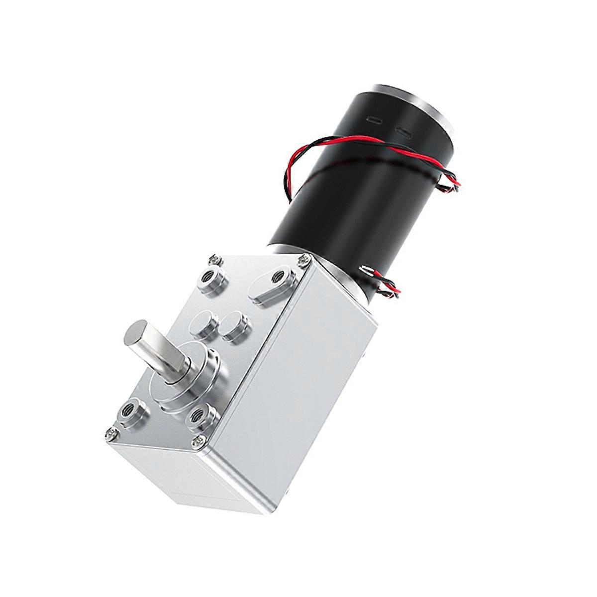Worm Gear DC Micro-Motor 12V Can Be Reversed Metal High Power Self-Locking Motor