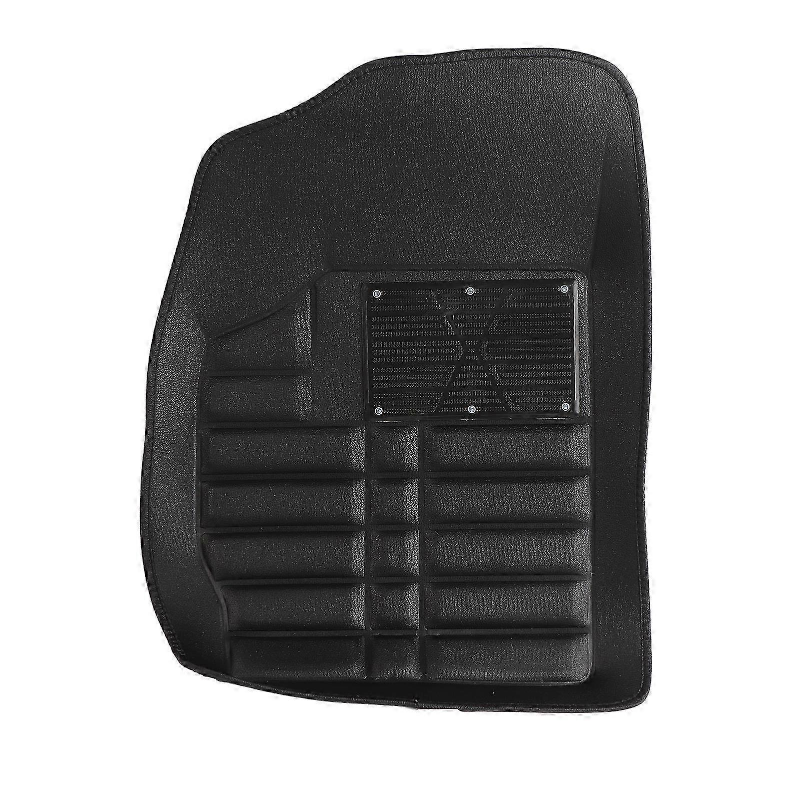 Universal Full Wrap Car Foot Mat with Durable Wear Resistance and High-Quality Craftsmanship for Various Vehicle Models in Black