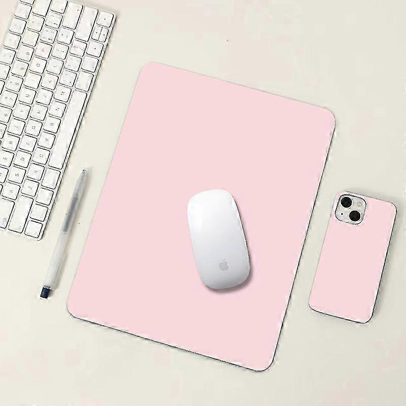 2025 Leather anti-slip mouse pad computer mouse pad solid color waterproof mouse pad