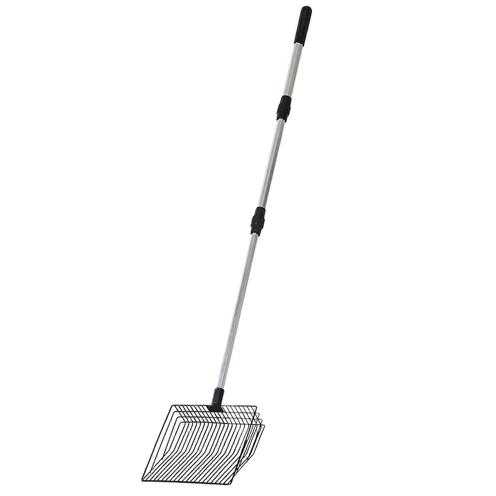 Hühnerkotschaufel - Durable Cat Litter Scoop with Long Ergonomic Handle, Retractable Design, Waste Collector, Ideal for Backyard Cleanup