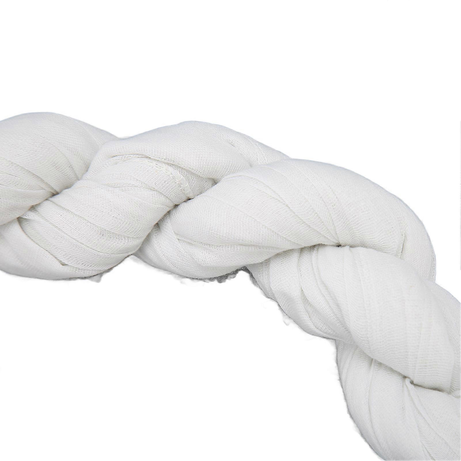 White Cheesecloth Table Runner 9.8ft Long Romantic Rustic Soft Skin Friendly Decorative Table Runner for Centerpieces Wedding