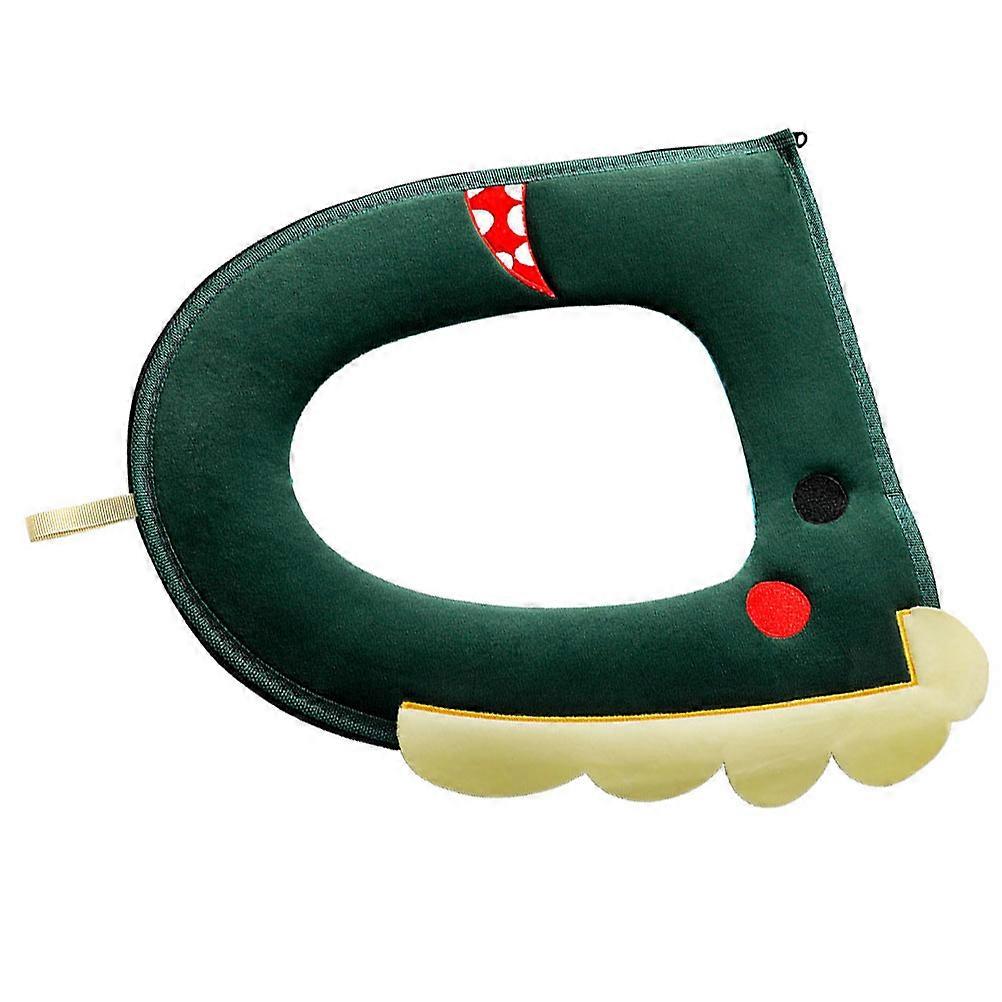 Corduroy Toilet Seat Cushion with Good Elasticity and Stretch for Bathroom Use Most Sizes