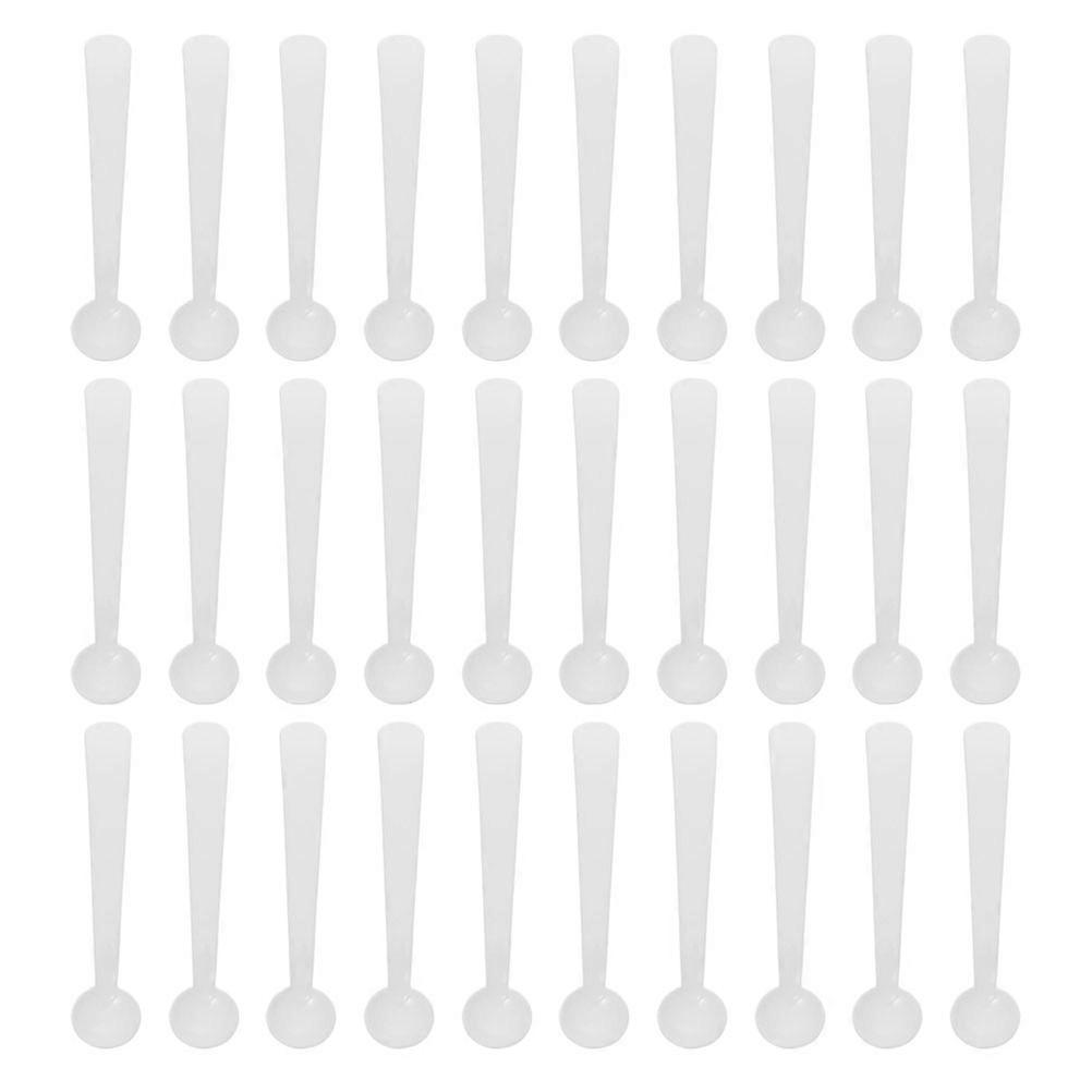 Small Measuring Spoons Weighing Spoon Restaurant Use 120Pcs White Plastic