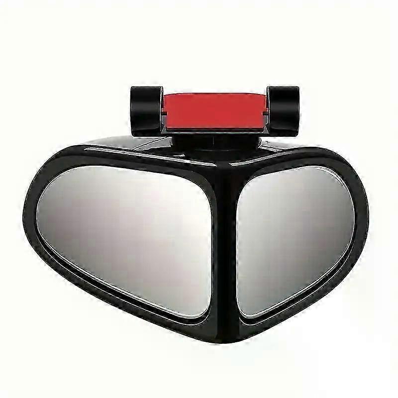 360 Car Rearview Mirror Blind Spot Mirror Front Rear Wheels Adjustable Wideangle Blind Spot Reflective Reversing Exterior Parts