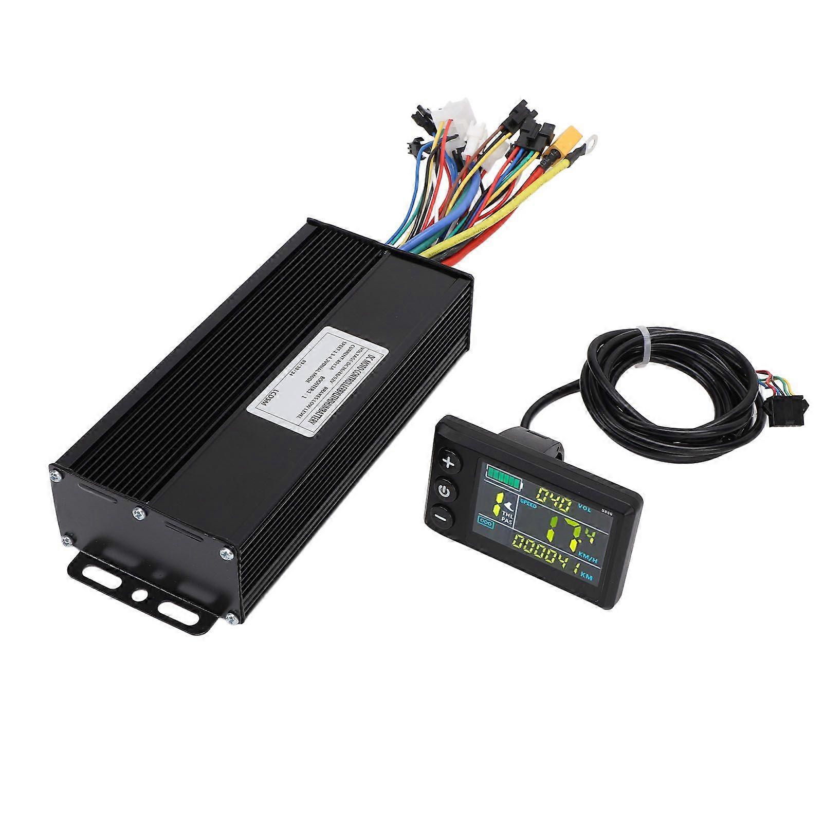 Kit controller motore brushless per ciclismo elettrico Professional S866 Display a colori 40A Set di controller sinusoidale a tripla modalità