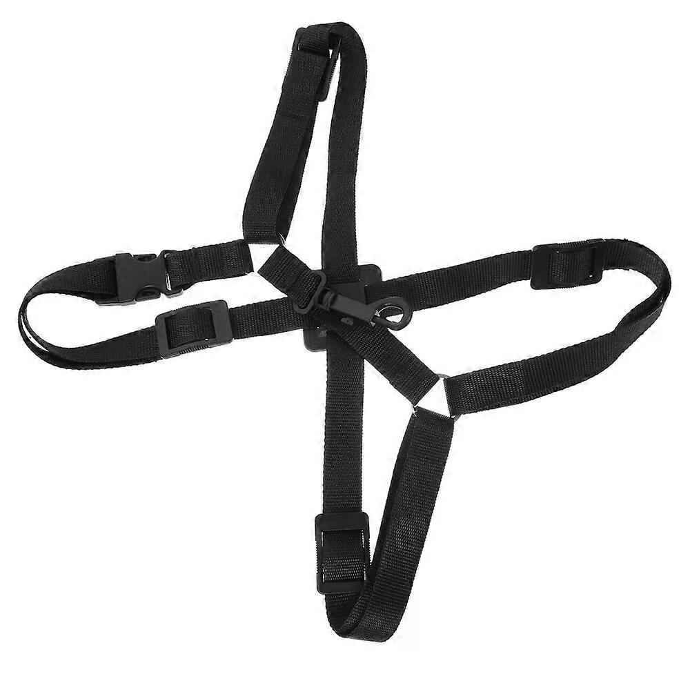 Adjustable Alto/Tenor Saxophone Harness Shoulder Strap, Black, Comfortable Durable Support