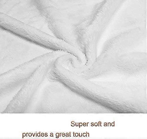 Soft Fleece Blanket Elephant Drawing, Throw Suitable for Bed or Sofa