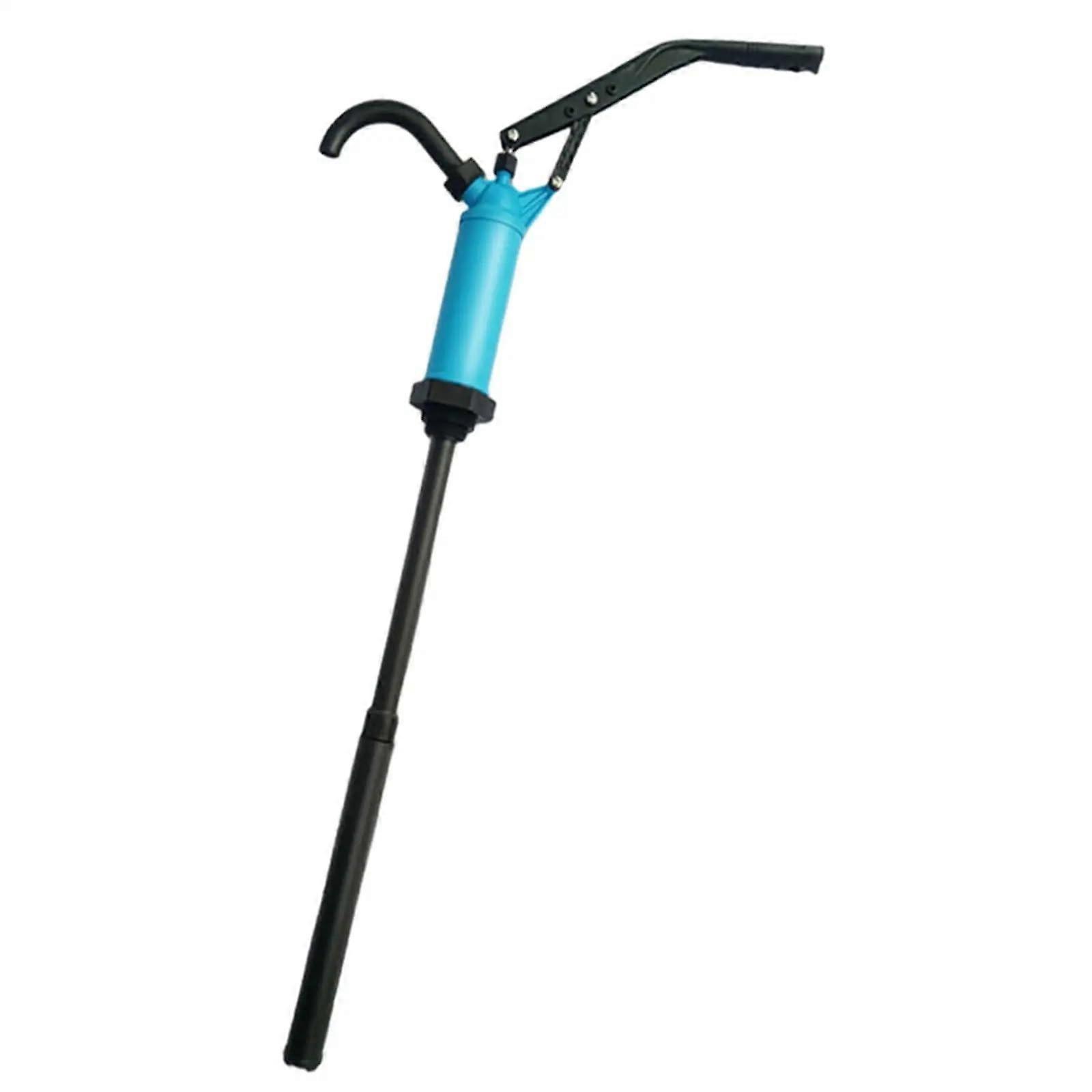 Lever Pump Barrel Pump with Leverage Barrel Pump for Liquids Petrol Blue