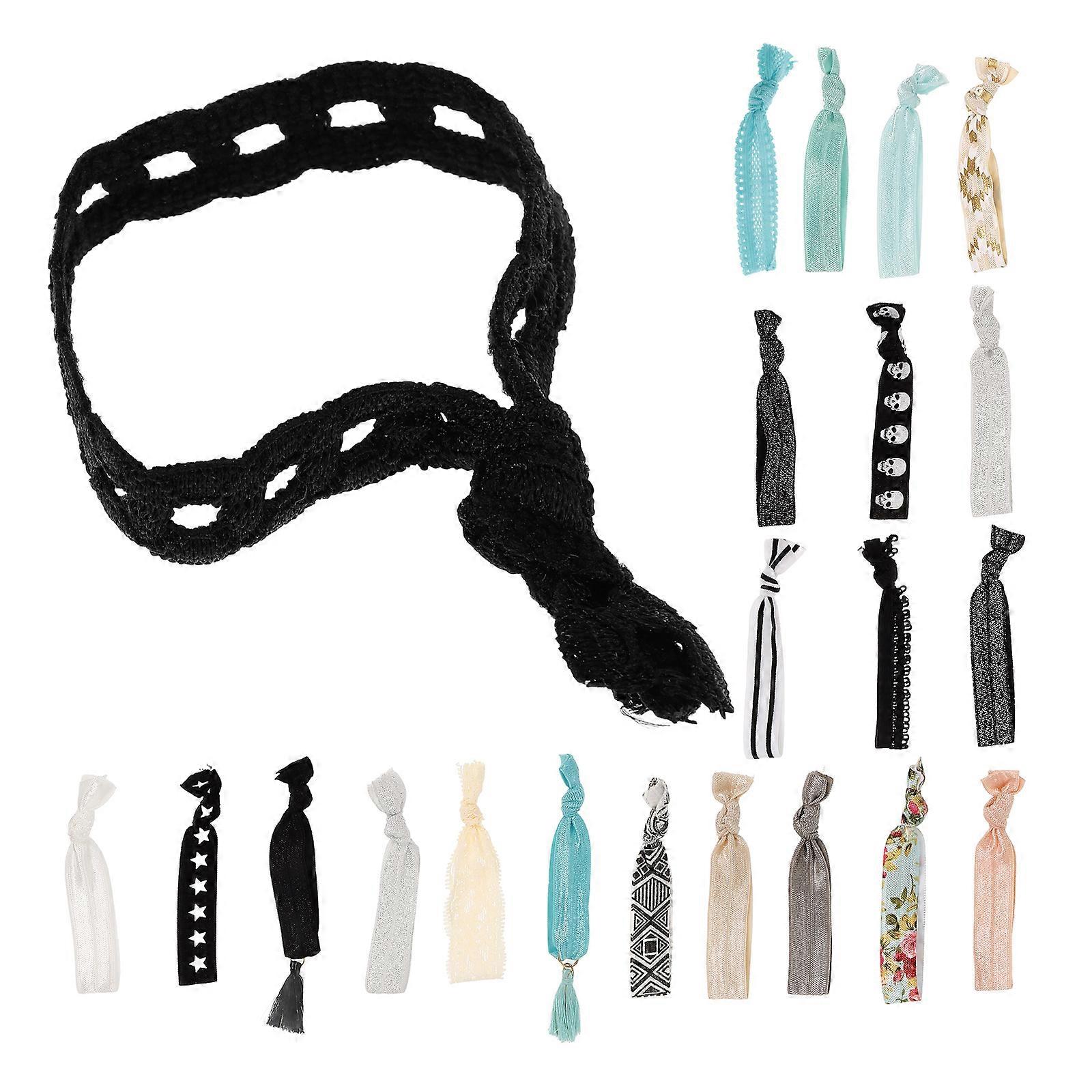 Elastic Hair Bands for Women Made of Fabric in Assorted Color Compact Light Weight Design Wonderful