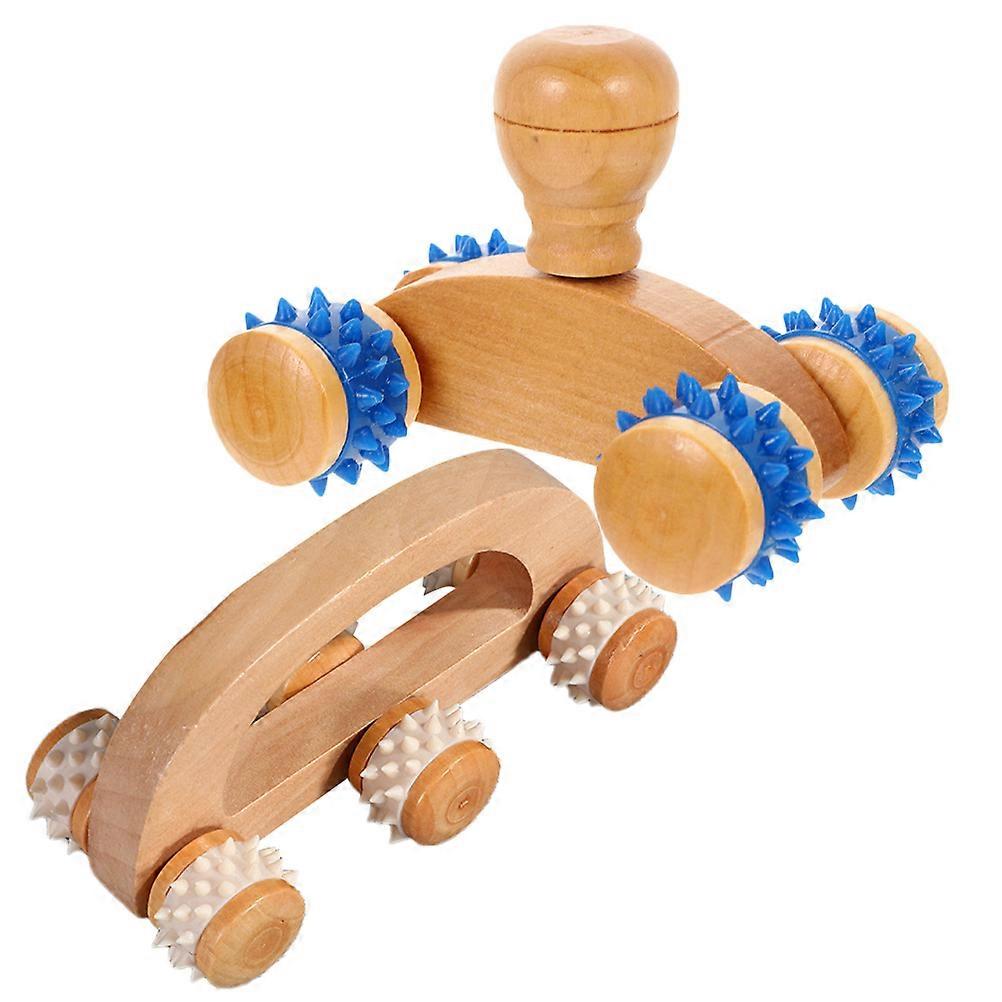 Handheld Wooden Massage Tool For Travel Circulation 2Set