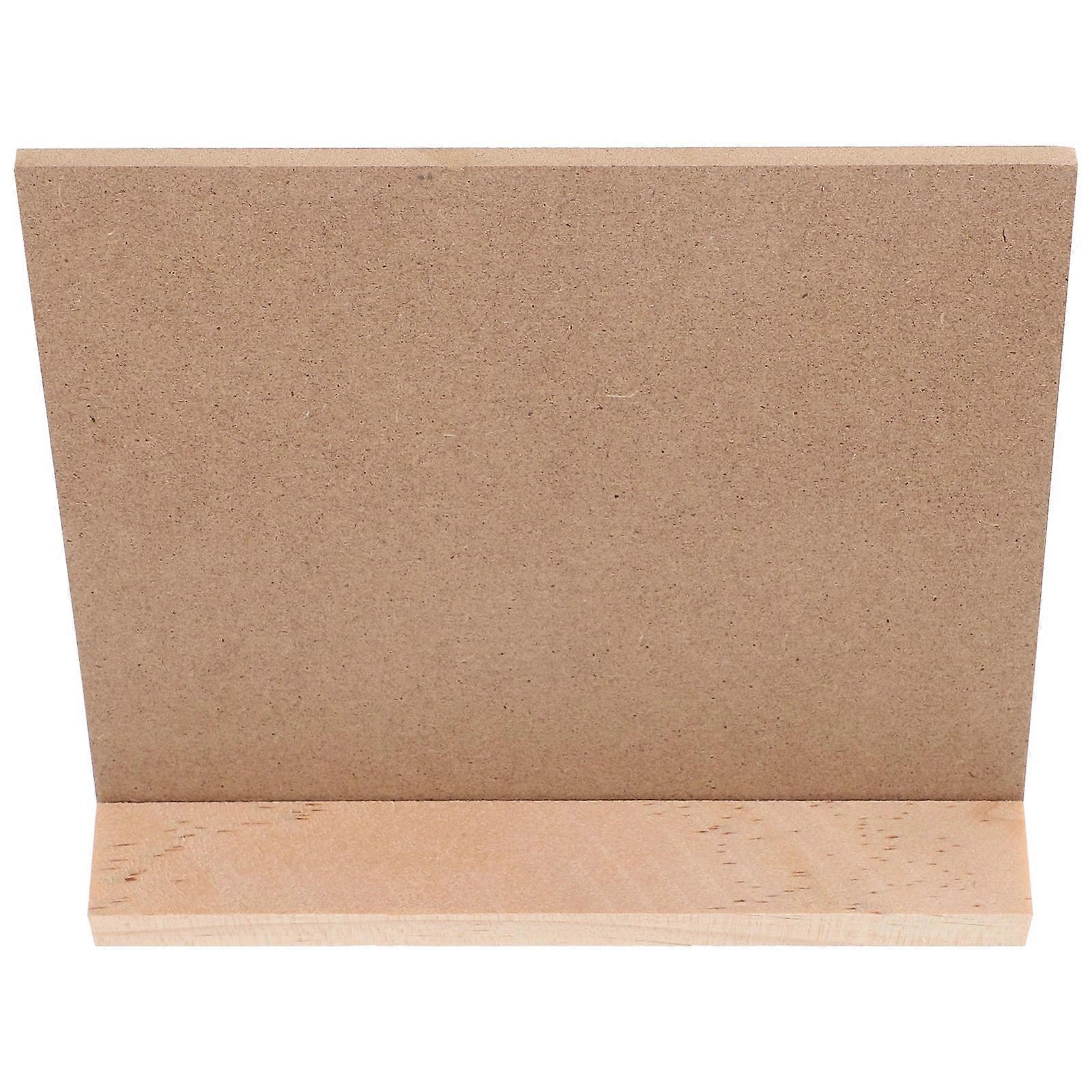 Small Double-Sided Message Board For Weddings And Events In Light Brown Color Perfect For Displays 1Pcs