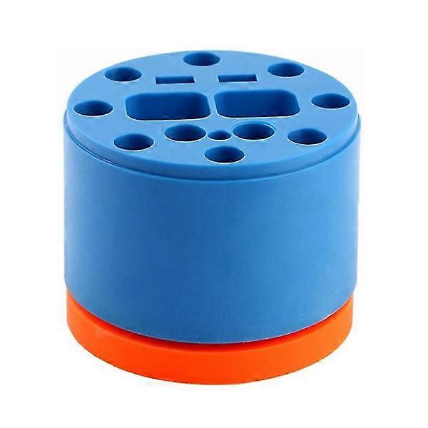 Multifunctional Rotating Tool Storage Box with Magnetic Screwdriver