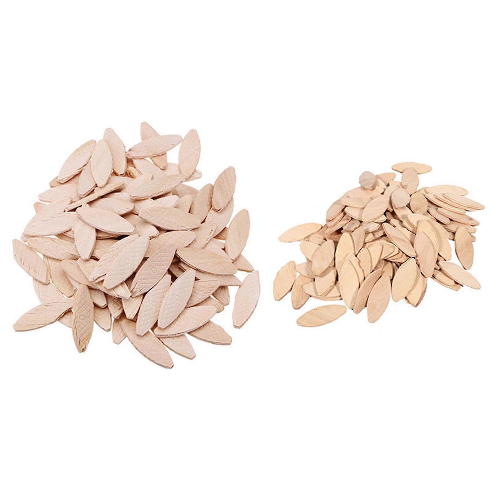 200Pcs Assorted Wood for Tenon Machine Woodworking Biscuit Jointer No.20 & No. 0