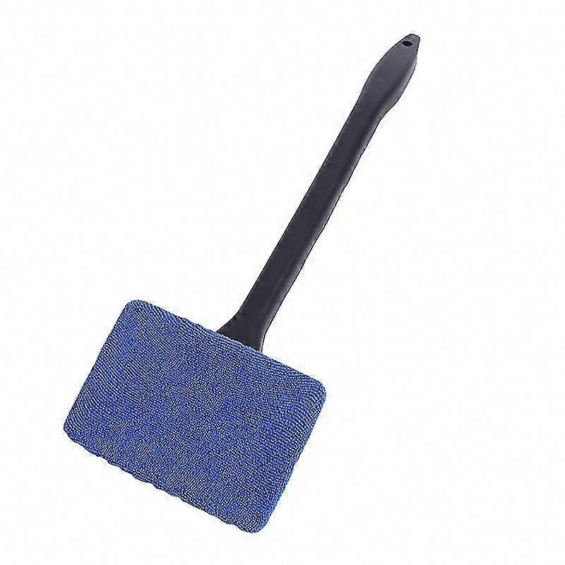 Car Window Cleaning Brush with Detachable Handle - Auto Windshield Dust Removal Tool (Blue)