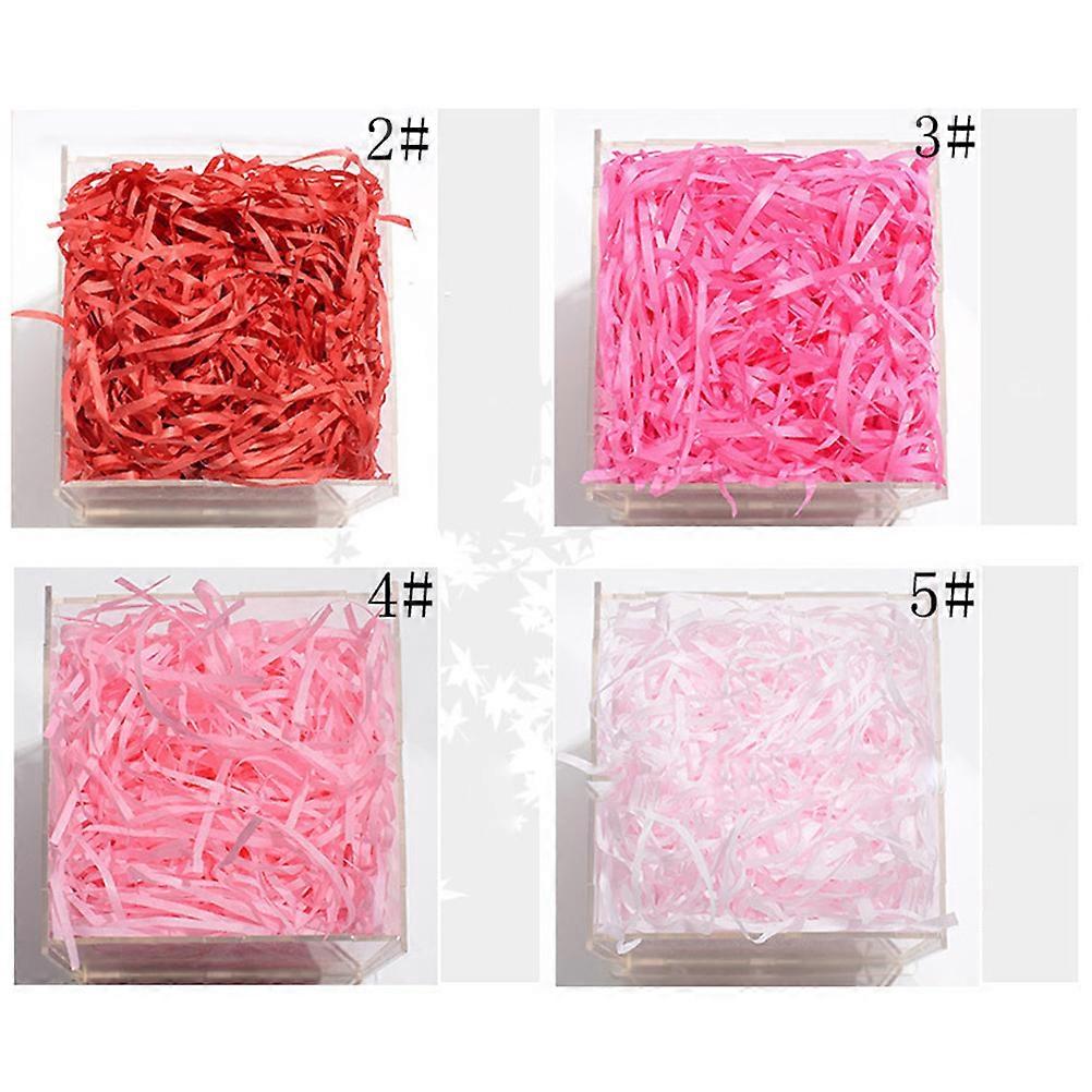 Pink Paper Raffia Accessories for DIY Use Durable Lightweight Gift Wrapping Supplies 1