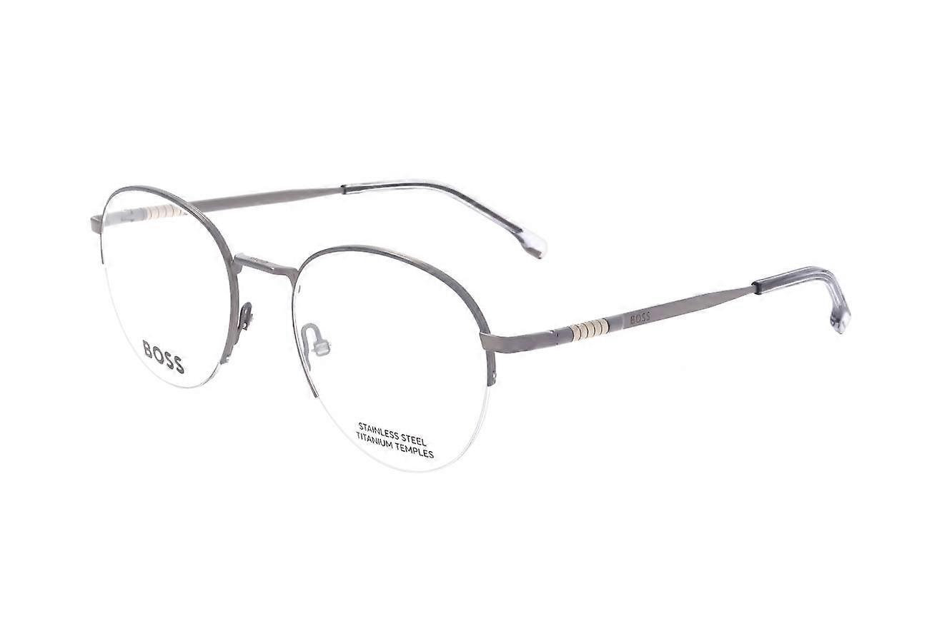 Eyewear Frames Hugo Boss BOSS 1448 R81 MATTE RUTHENIUM 51/21/145 MAN