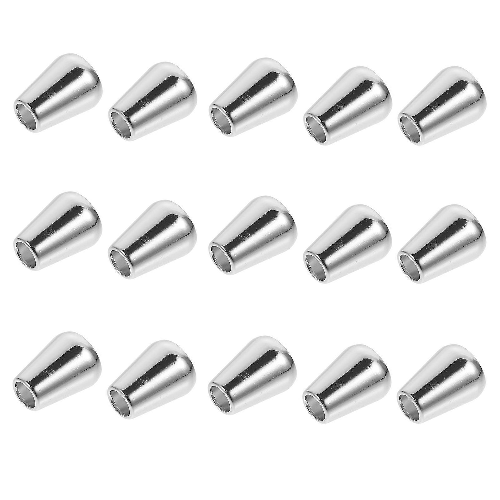 Cord Fasteners 1 Set Drawstring Cord Locks Clip Ends Designed For Men And Women In Sportswear Color Silver