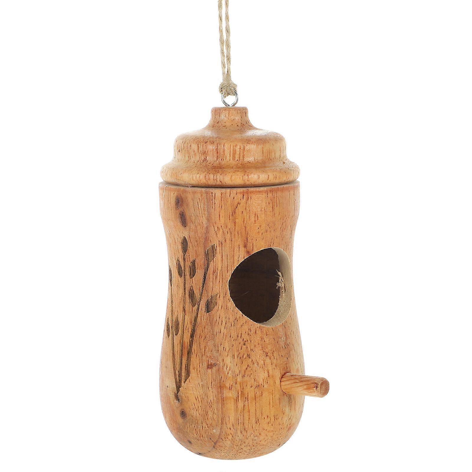 Durable Outdoor Hanging Bird Feeder for Garden & Backyard – Attracts Birds with Hummingbird Food Container, Easy to Mount on Tree Branches