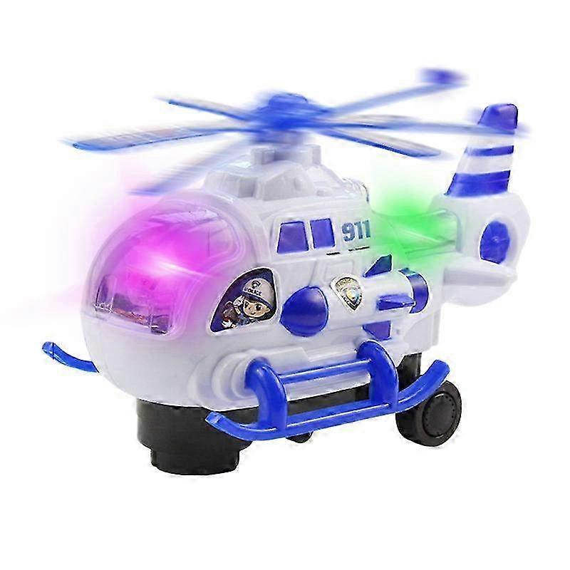 Spinning Propeller Toy Helicopter with Light & Sound Effects - Action Series Toy for Kids & Fun Aerobatics Play