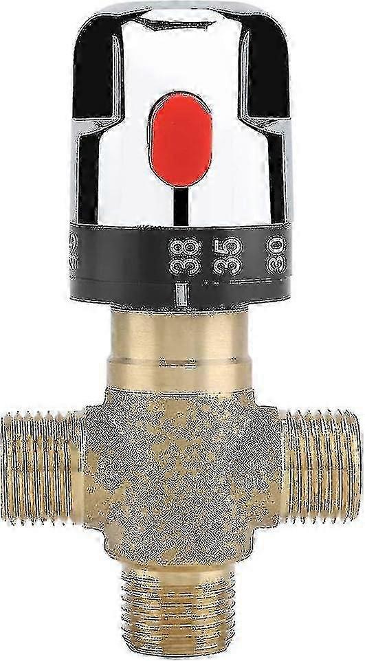 Hot And Cold Water Mixing Valve Solid Brass Thermostatic Mixing Faucet Fixed Temperature Faucet For Washbasin 2025