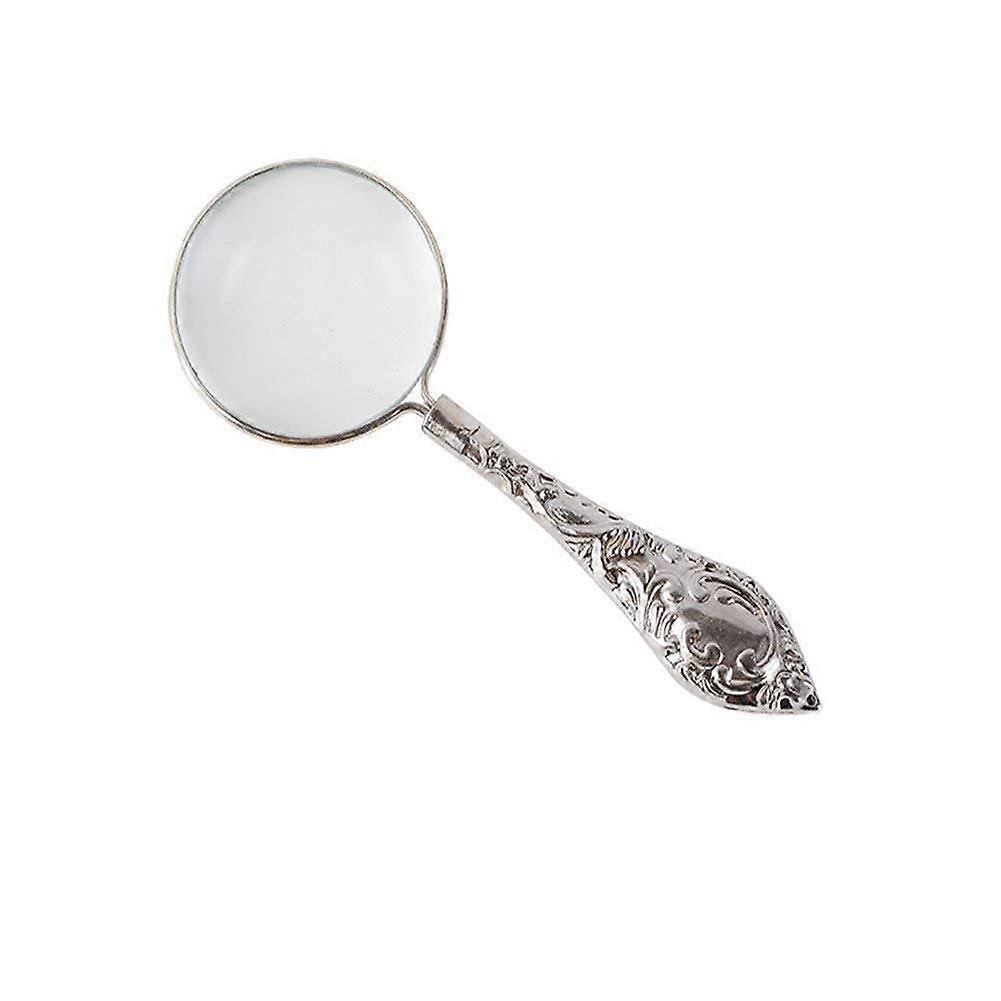 Portable Mini Magnifying Glass for Reading, Hobbies, Electronics, and Crafts - 4x Magnification, Compact Design