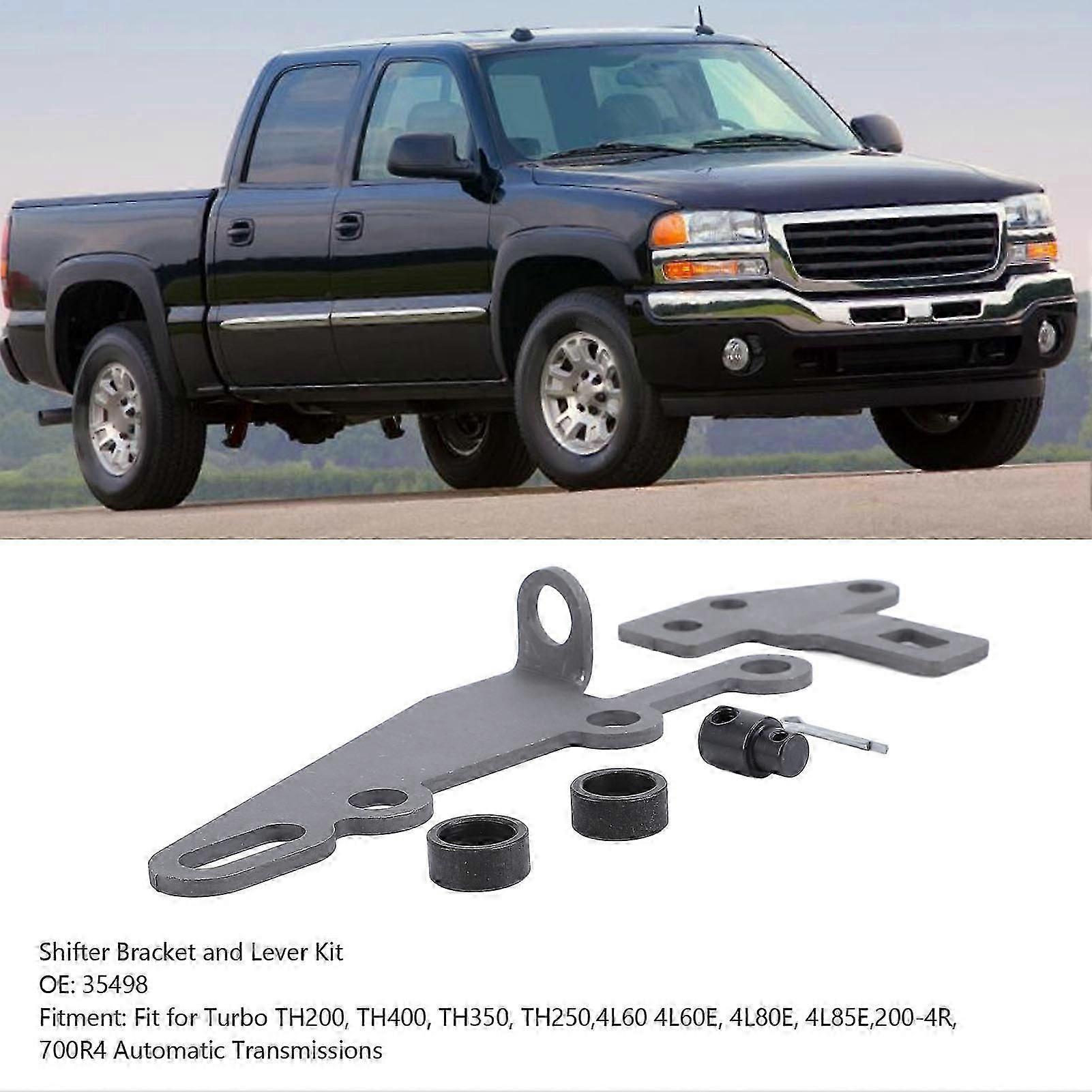 35498 Bracket & Lever Kit For Turbo TH400, TH350, 700R4, 4L60E Automatic Transmissions