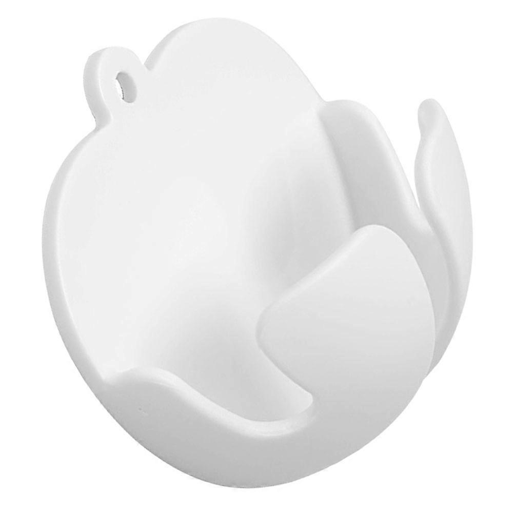 Wall Hooks for Home Use ABS Material White Color Easy to Install 6Pcs