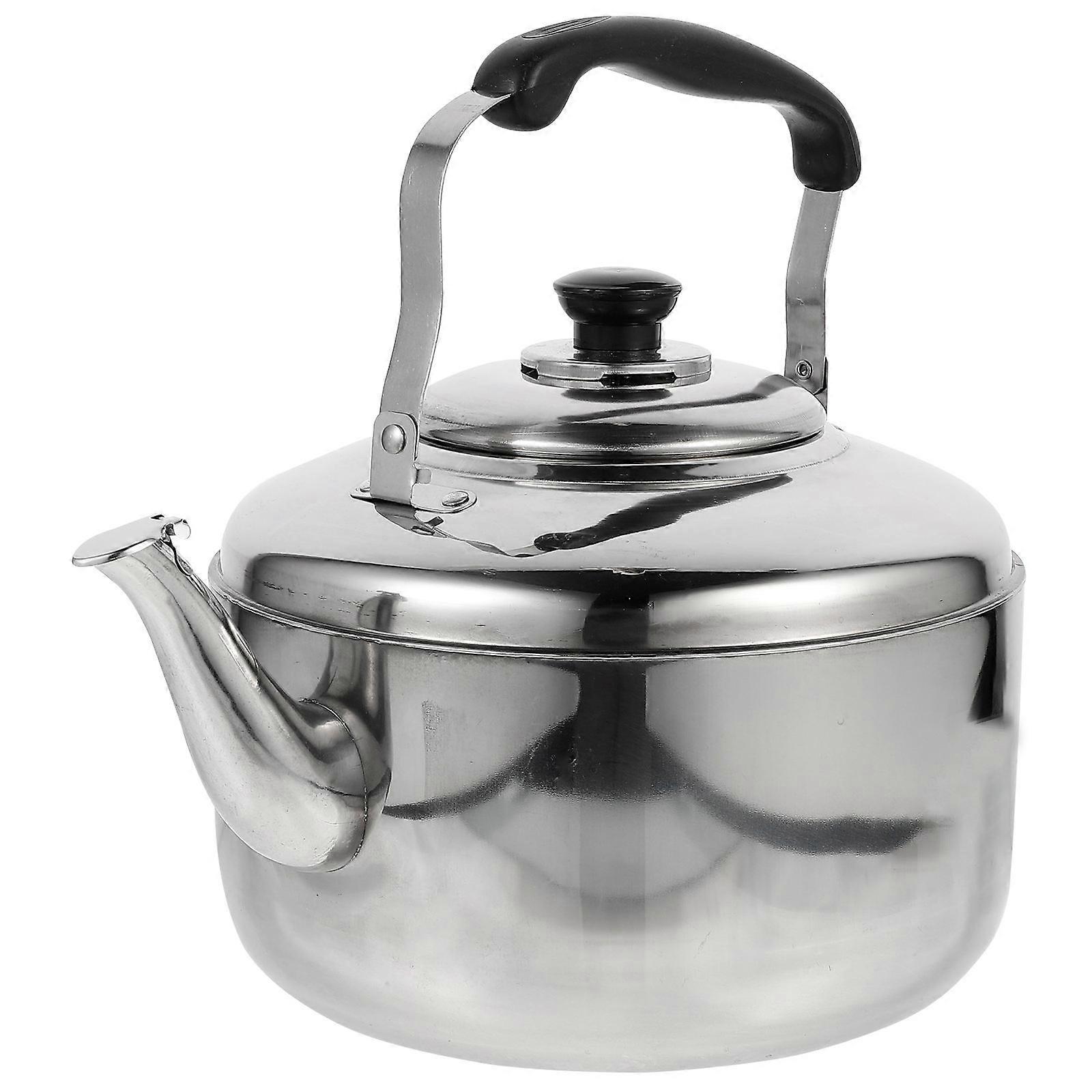 Stainless Steel Kitchen Kettle with Large Capacity and Automatic Sounding Pot for Gas Induction Cooker and Induction Furnace 6L
