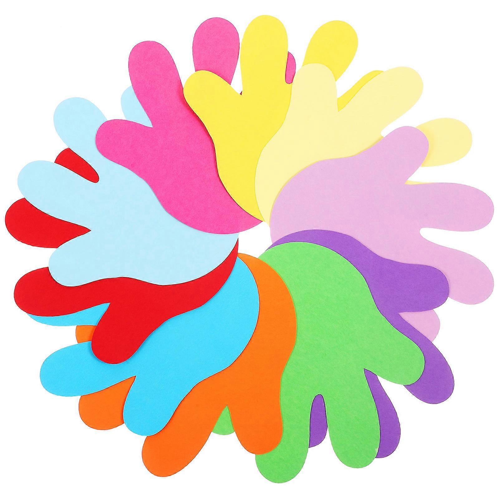50pcs Cartoon Shaped Paper Cutouts DIY Paper Cutouts for School Classroom Wall Paper Cutouts