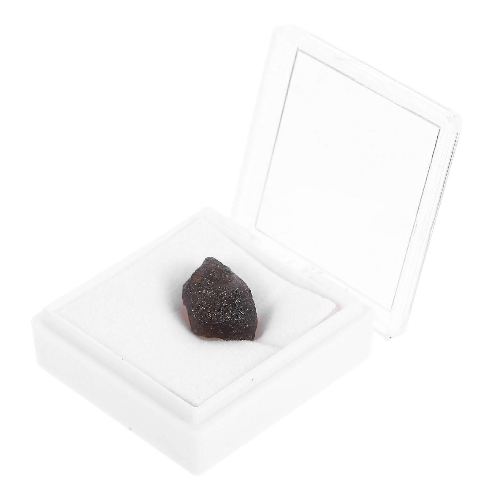 Authentic Irregular Meteorite Specimen Glass Rock Sample for Science Education and Collection – Unique Natural Stone Space and Geology Enthusiasts